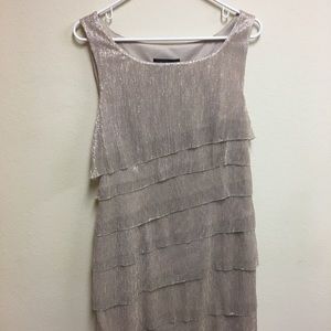 Pretty sparkly champagne dress!